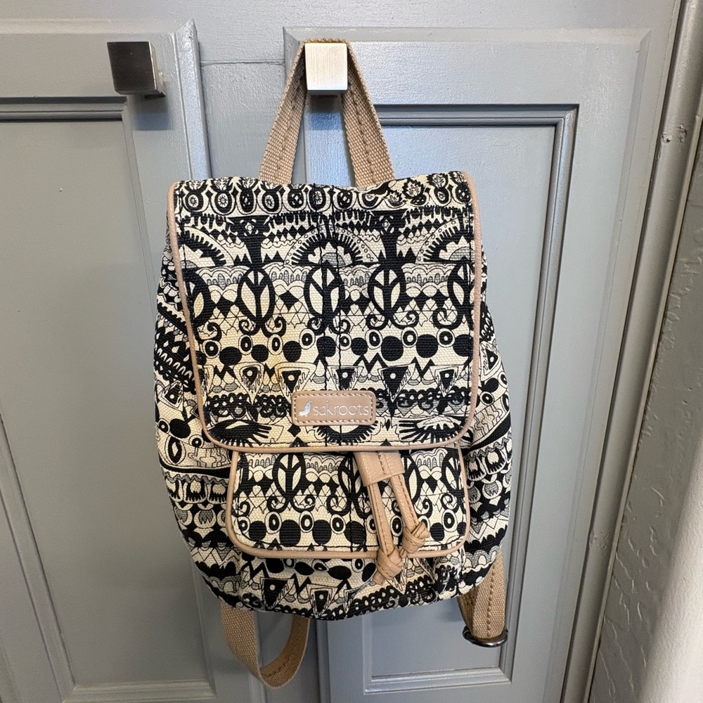 Sakroots Artist Circle Mini Canvas Backpack